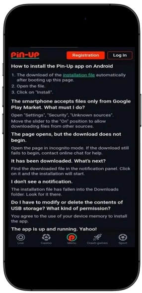 Inctall Pin Up Aviator App