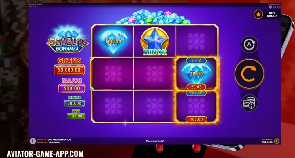 Overview of GemBlitz Bonanza Slot