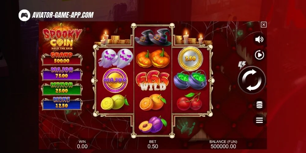 Spooky Coin Hold The Spin Slot Features