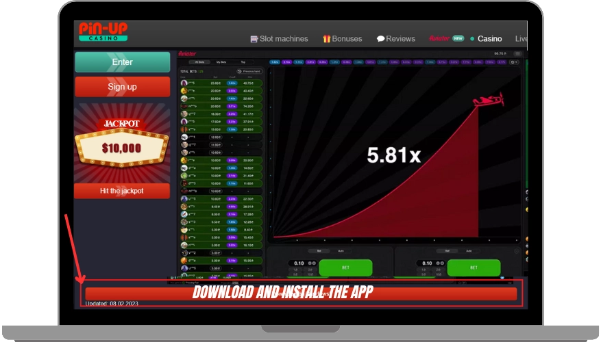 Get to the Aviator for PC Download Page