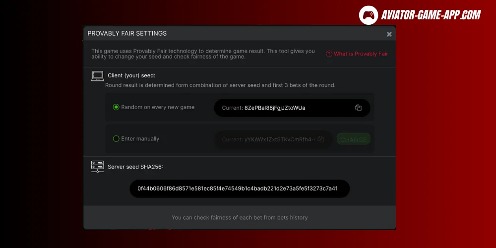 Probably Fair Technology to determine game result