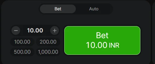 Step 4 Make Your First Bet in Aviator