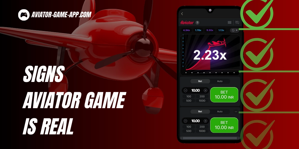 Signs Aviator Game is Real