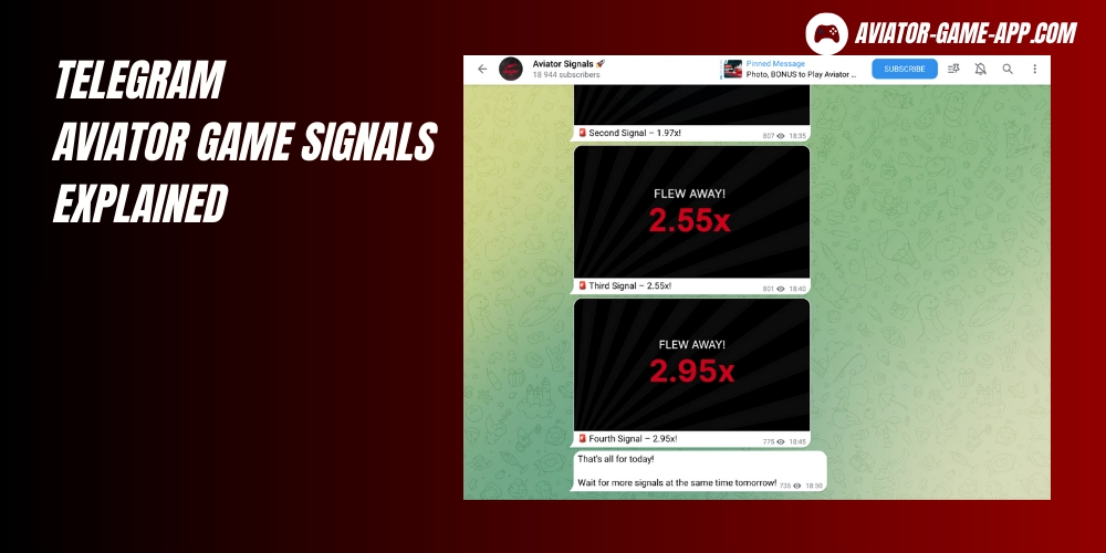 Telegram Aviator Game Signals Explained